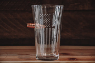 BenShot Patriotic Pint Glass